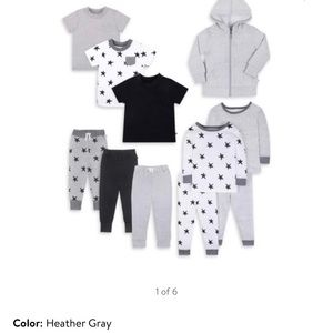 10 piece Organic baby boy outfit pack set